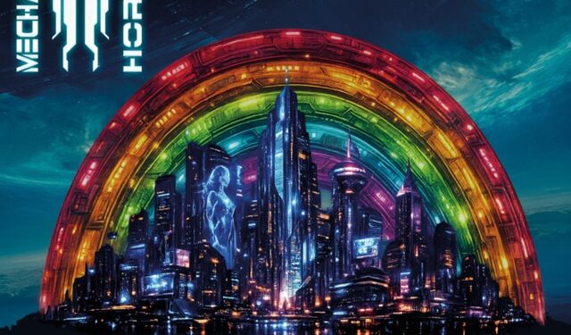 Album-Cover: Mechanical Horizon – Walking on Rainbows